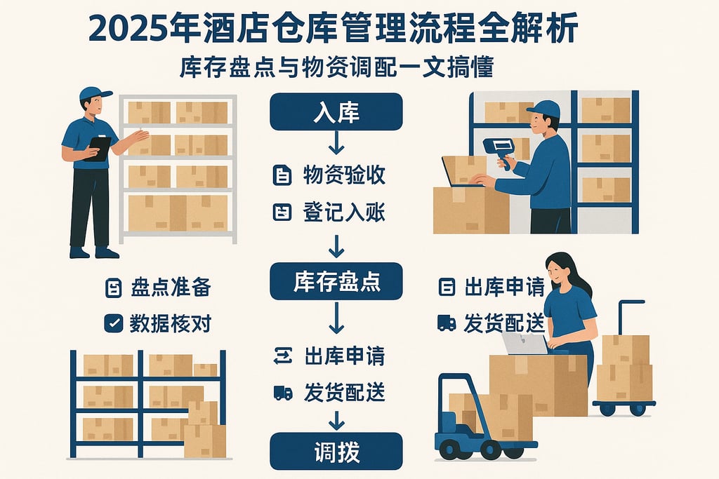 2025年酒店仓库管理流程全解析，库存盘点与物资调配一文搞懂
