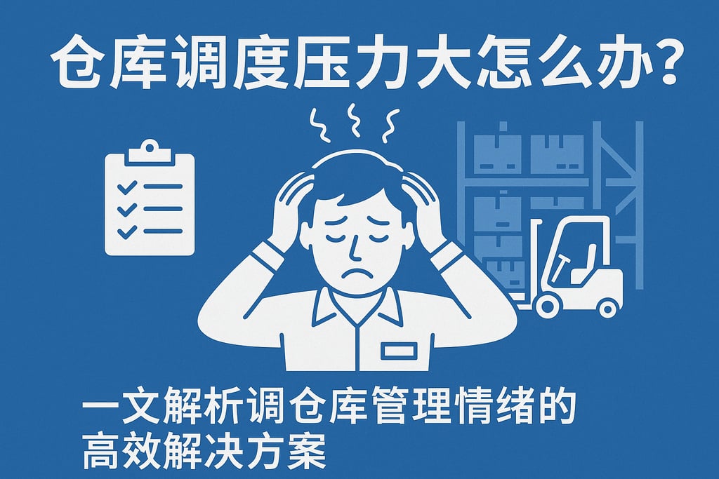 仓库调度压力大怎么办？一文解析调仓库管理情绪的高效解决方案