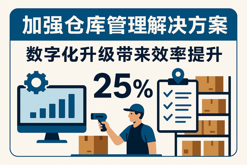 加强仓库管理解决方案，数字化升级带来效率提升百分比揭秘