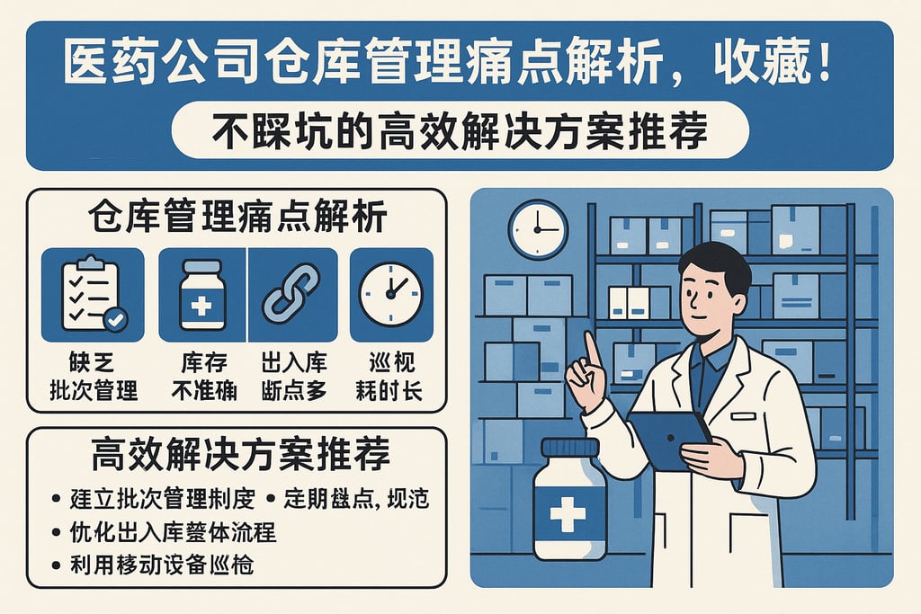 医药公司仓库管理痛点解析，收藏！不踩坑的高效解决方案推荐