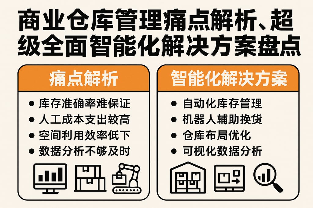 商业仓库管理痛点解析，超级全面的智能化解决方案盘点