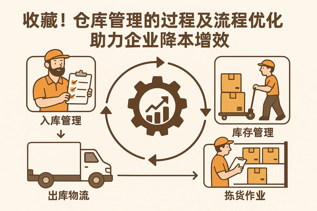收藏！仓库管理的过程及流程优化，助力企业降本增效