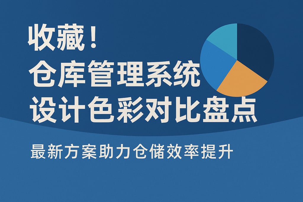 收藏！仓库管理系统设计色彩对比盘点，最新方案助力仓储效率提升
