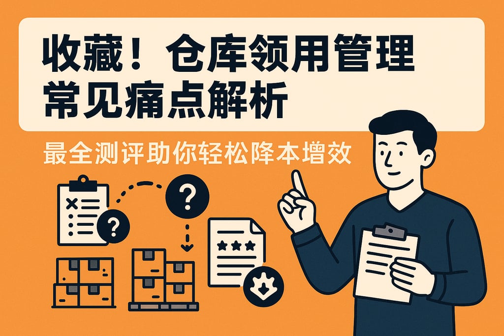 收藏！仓库领用管理常见痛点解析，最全测评助你轻松降本增效