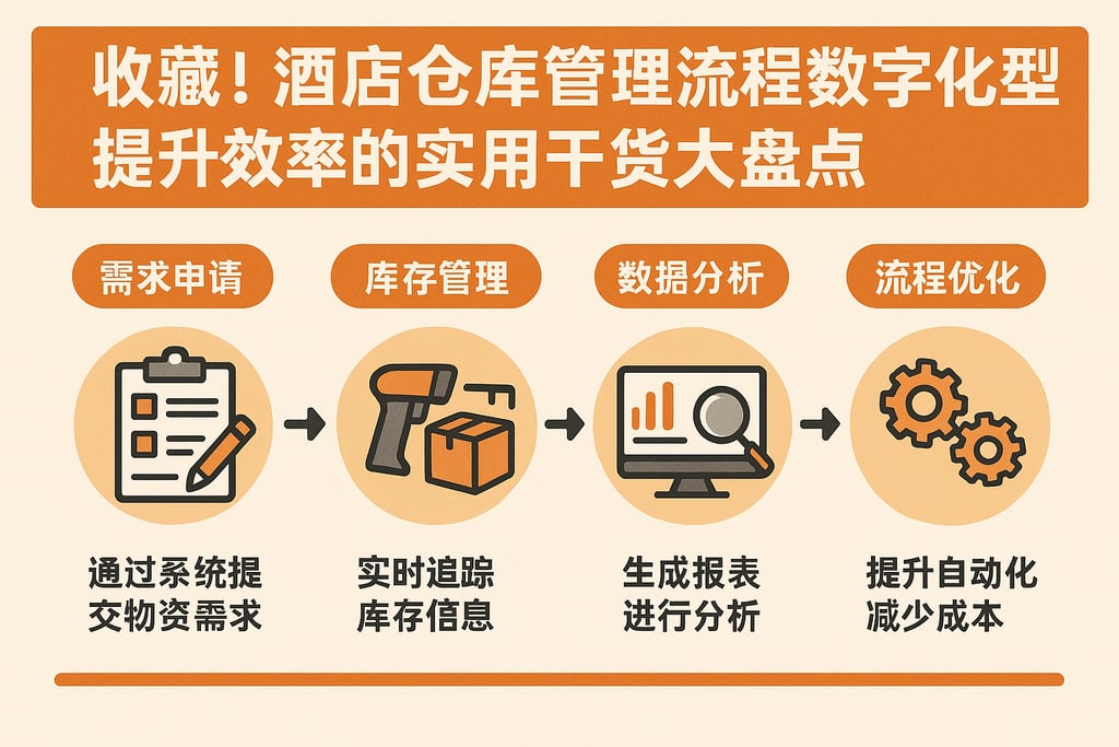 收藏！酒店仓库管理流程数字化转型，提升效率的实用干货大盘点