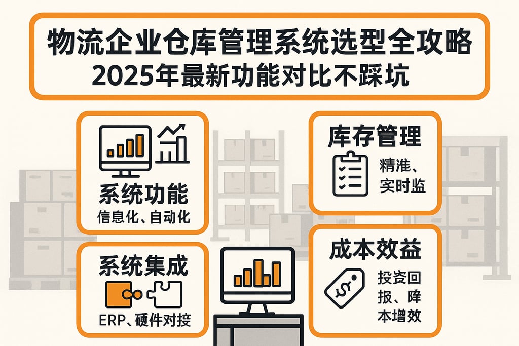 物流企业仓库管理系统选型全攻略，2025年最新功能对比不踩坑