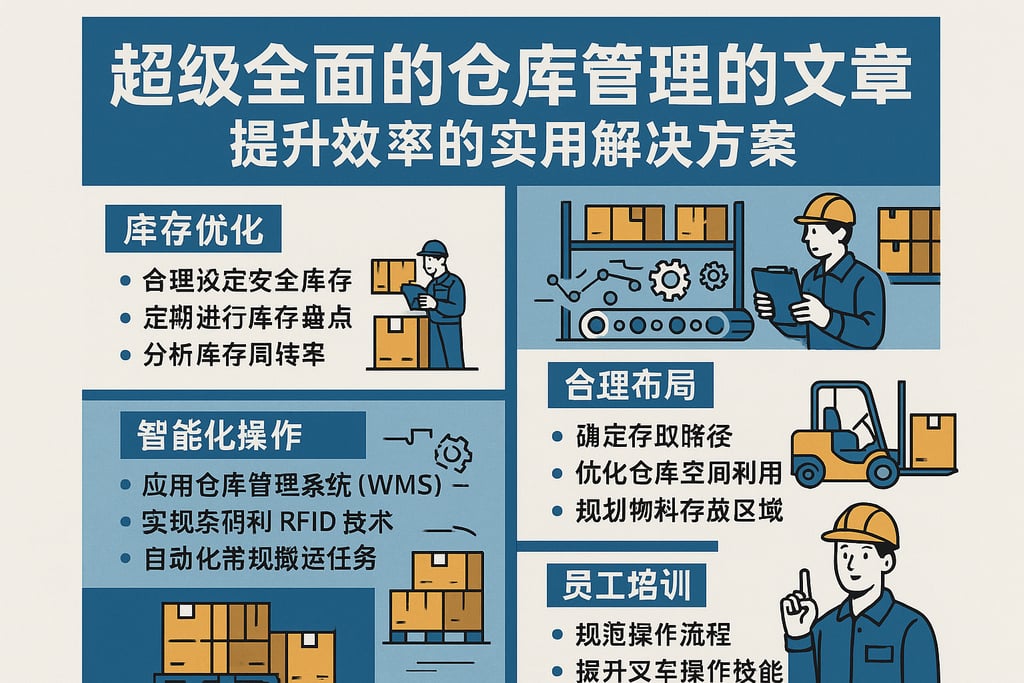 超级全面的仓库管理的文章干货，提升效率的实用解决方案