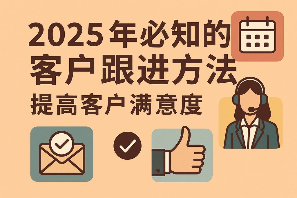 2025年必知的客户跟进方法，提高客户满意度