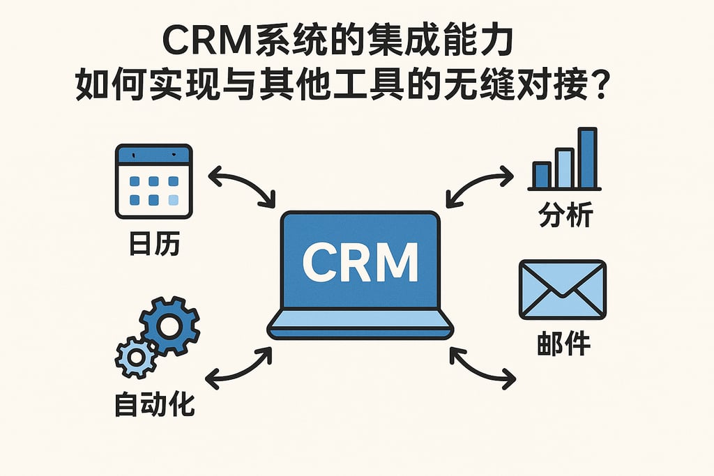 CRM系统的集成能力，如何实现与其他工具的无缝对接？