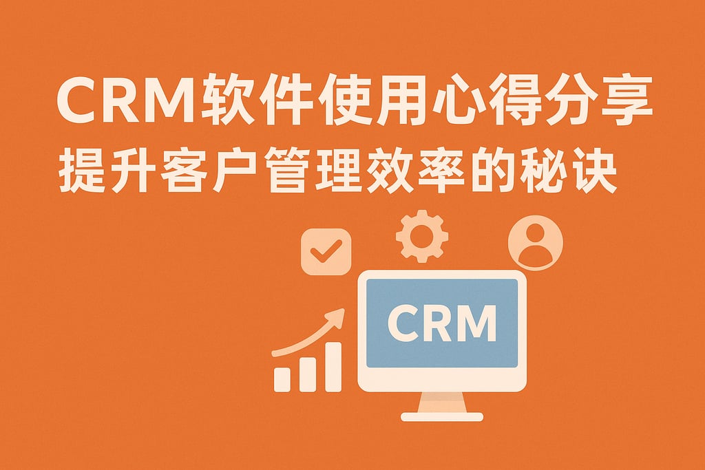 CRM软件使用心得分享，提升客户管理效率的秘诀