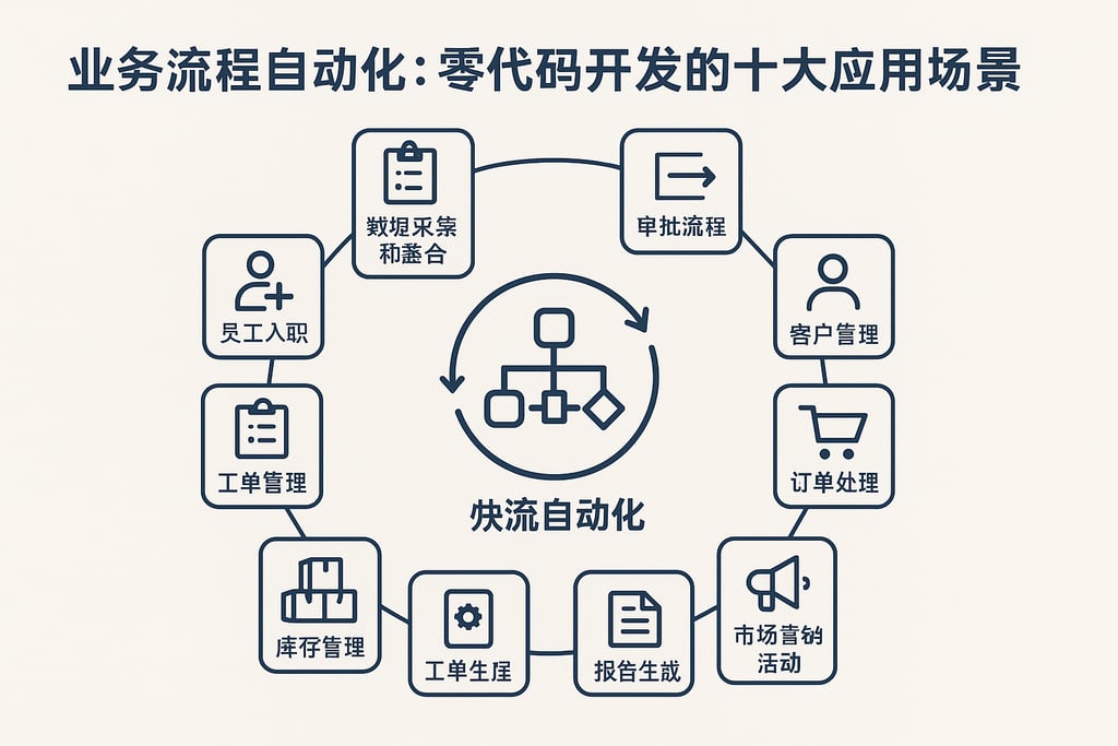 业务流程自动化：零代码开发的十大应用场景