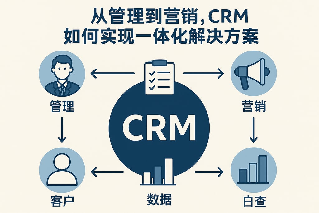 从管理到营销，CRM如何实现一体化解决方案