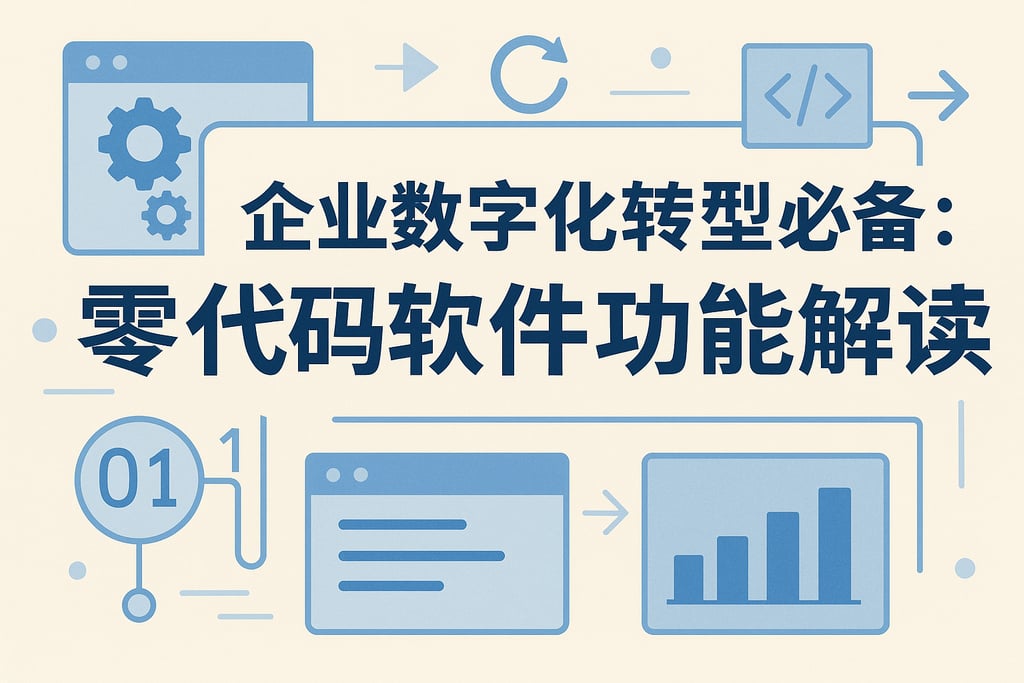 企业数字化转型必备：零代码软件功能解读