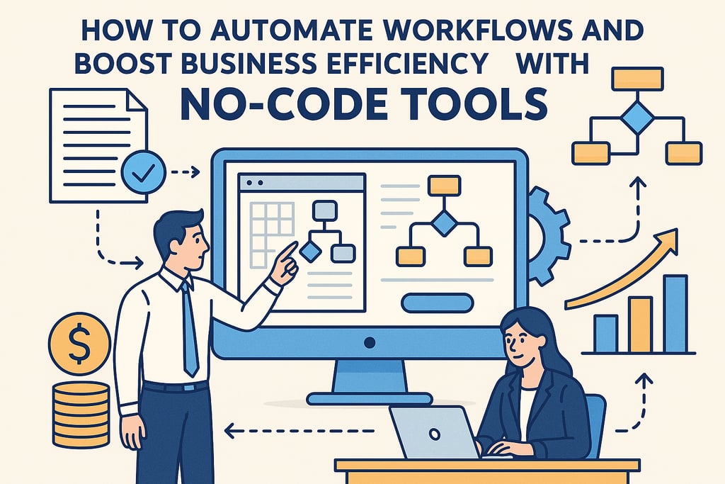 如何通过无代码工具实现自动化流程，提升业务效率