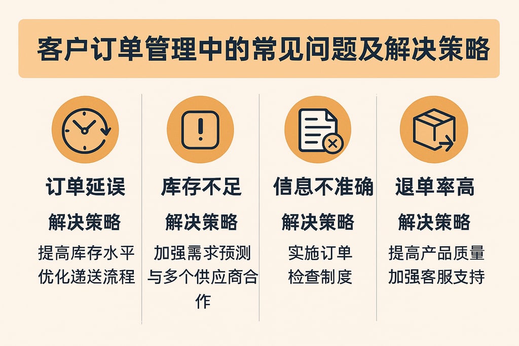 客户订单管理中的常见问题及解决策略