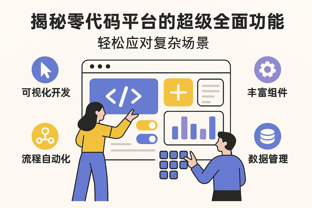 揭秘零代码平台的超级全面功能，轻松应对复杂场景