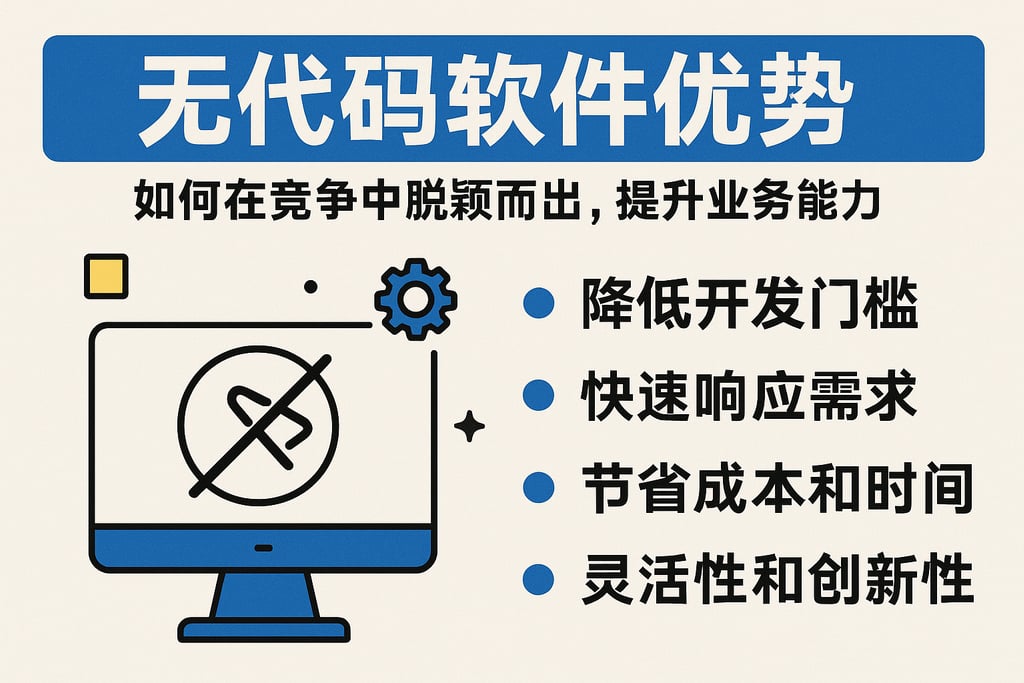 无代码软件优势：如何在竞争中脱颖而出，提升业务能力