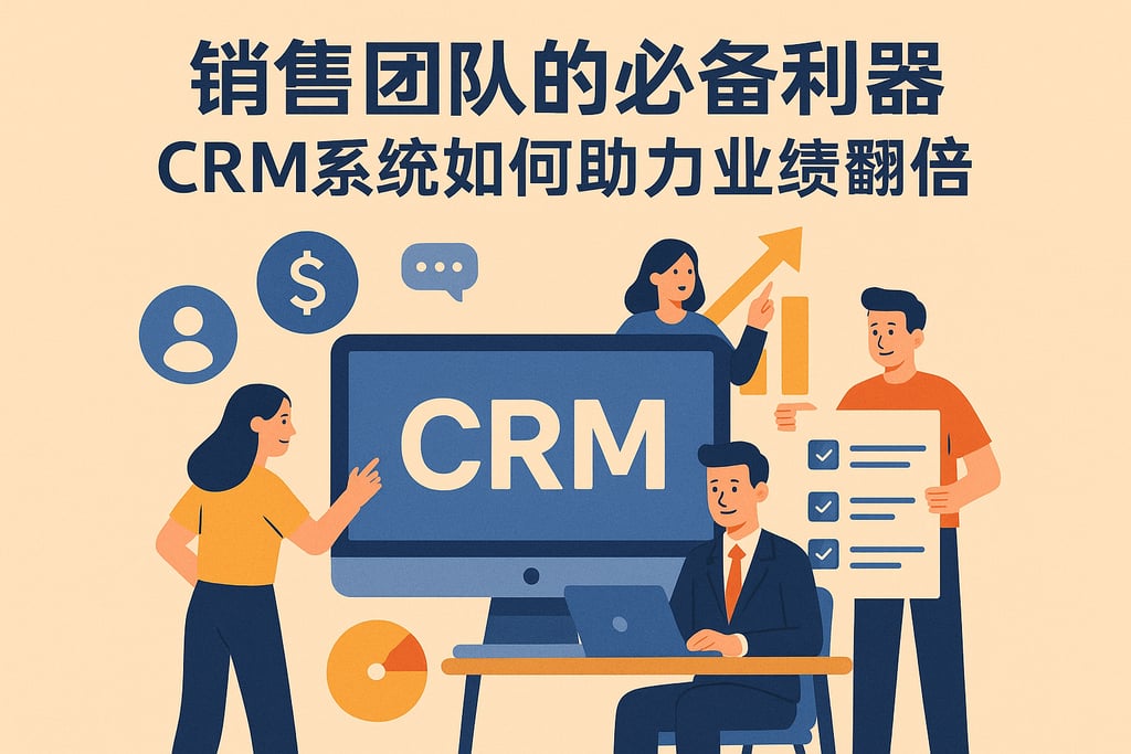 销售团队的必备利器，CRM系统如何助力业绩翻倍