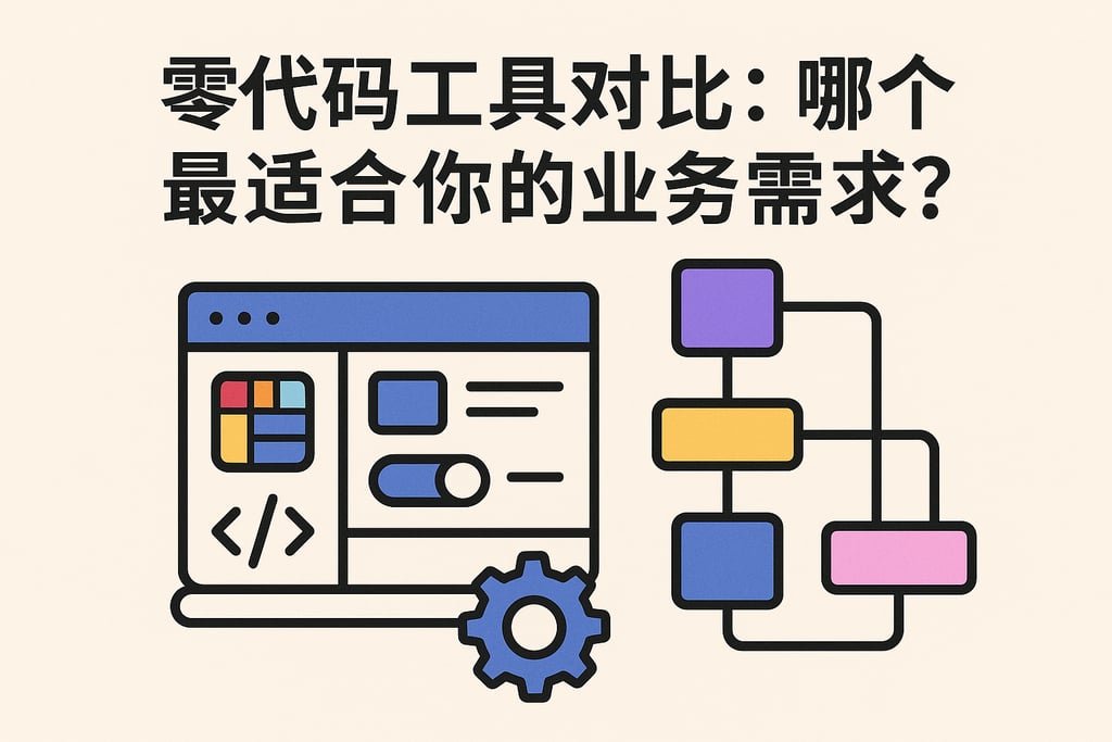零代码工具对比：哪个最适合你的业务需求？