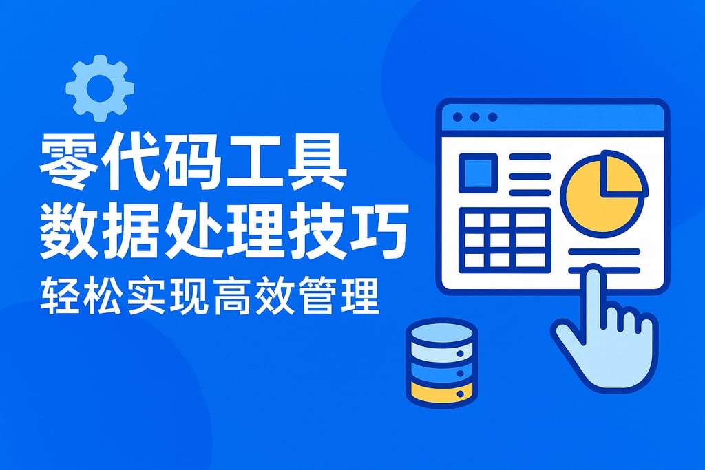 零代码工具数据处理技巧，轻松实现高效管理