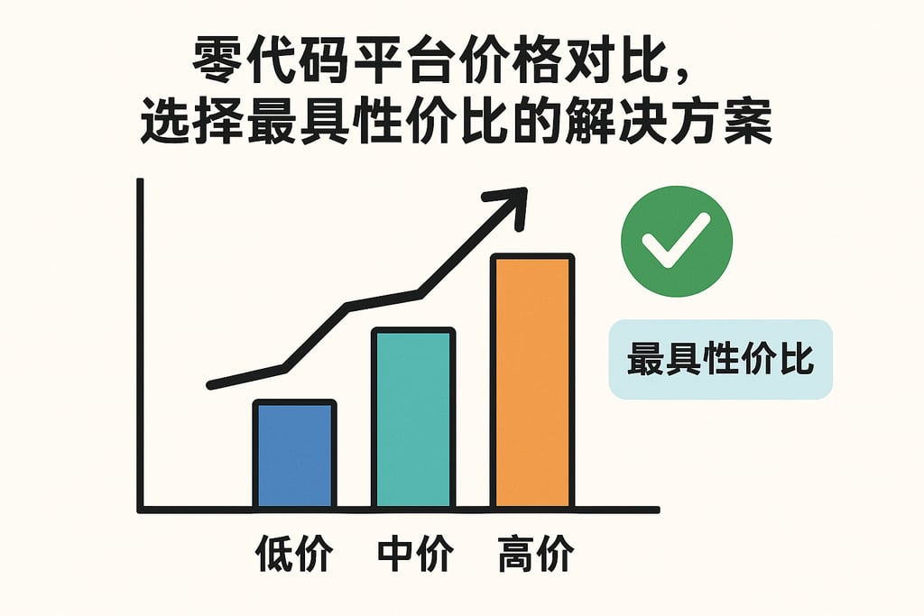 零代码平台价格对比，选择最具性价比的解决方案