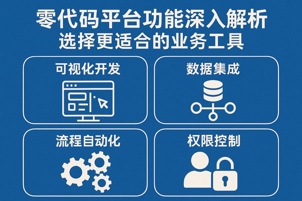 零代码平台功能深入解析，选择更适合的业务工具