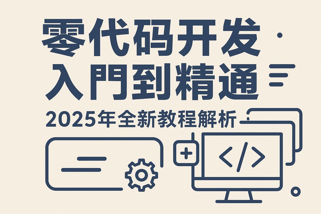 零代码开发入门到精通，2025年全新教程解析