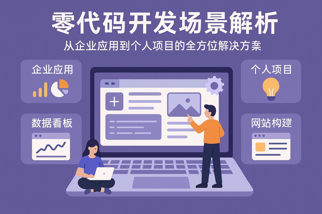 零代码开发场景解析：从企业应用到个人项目的全方位解决方案