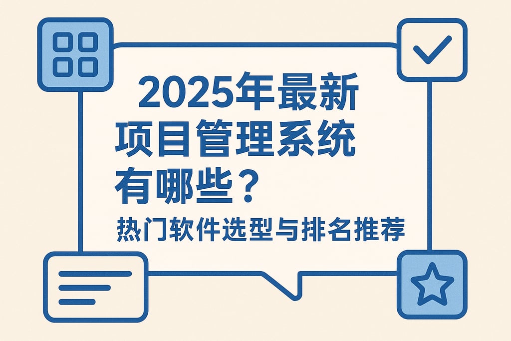 2025年最新项目系统管理系统有哪些？热门软件选型与排名推荐