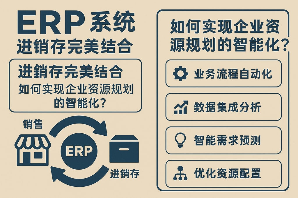 ERP系统与进销存完美结合，如何实现企业资源规划的智能化？