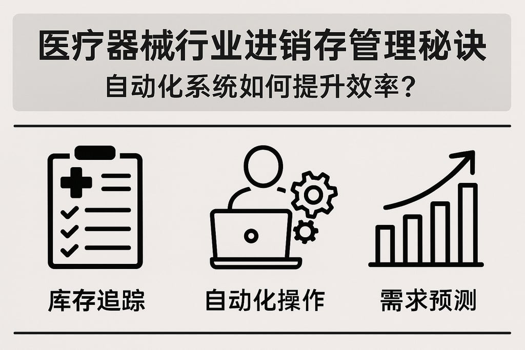 医疗器械行业进销存管理秘诀，自动化系统如何提升效率？