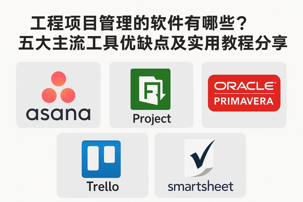 工程项目管理的软件有哪些？五大主流工具优缺点及实用教程分享