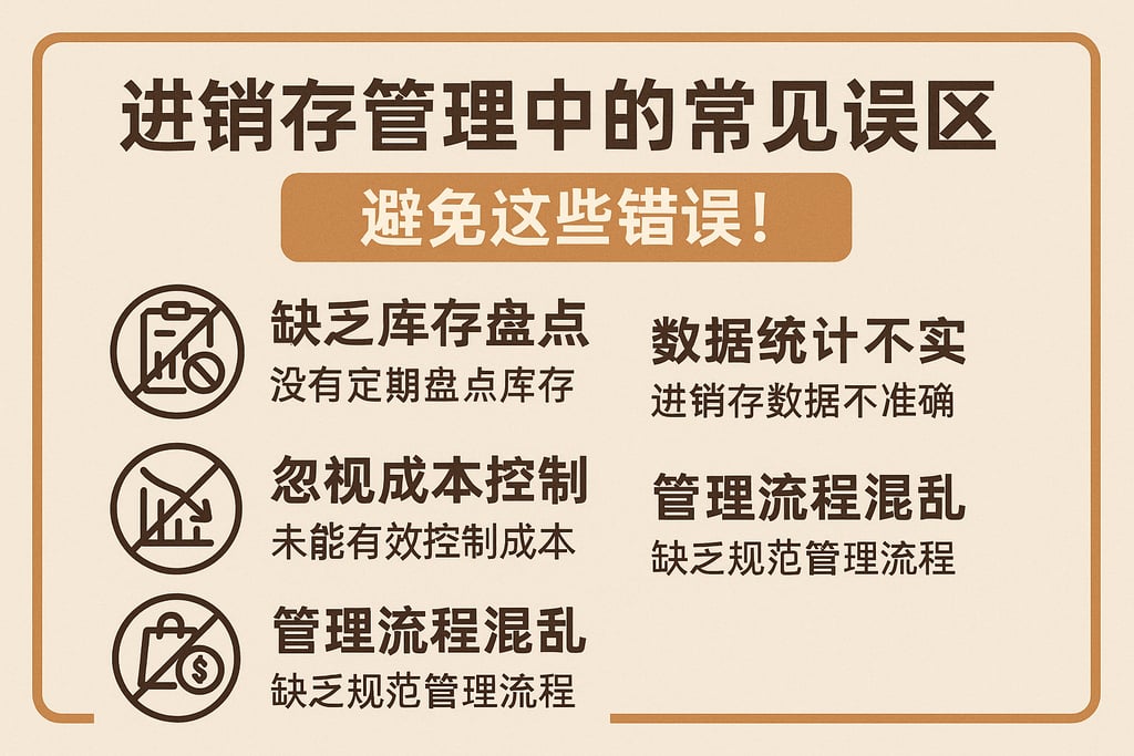 进销存管理中的常见误区，避免这些错误！