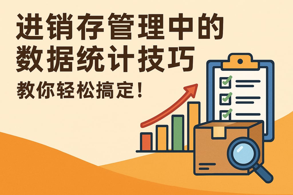进销存管理中的数据统计技巧，教你轻松搞定！