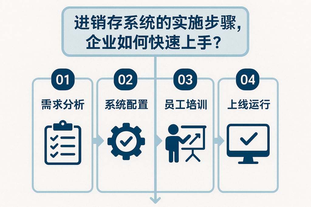 进销存系统的实施步骤，企业如何快速上手？