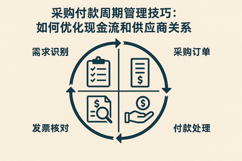 采购付款周期管理技巧：如何优化现金流和供应商关系