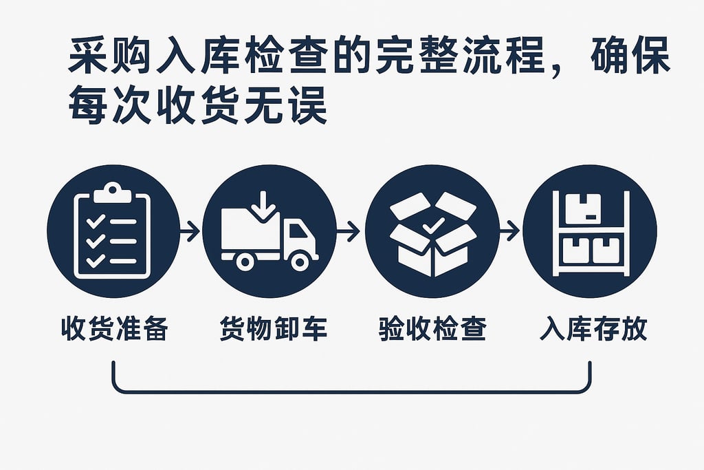 采购入库检查的完整流程，确保每次收货无误