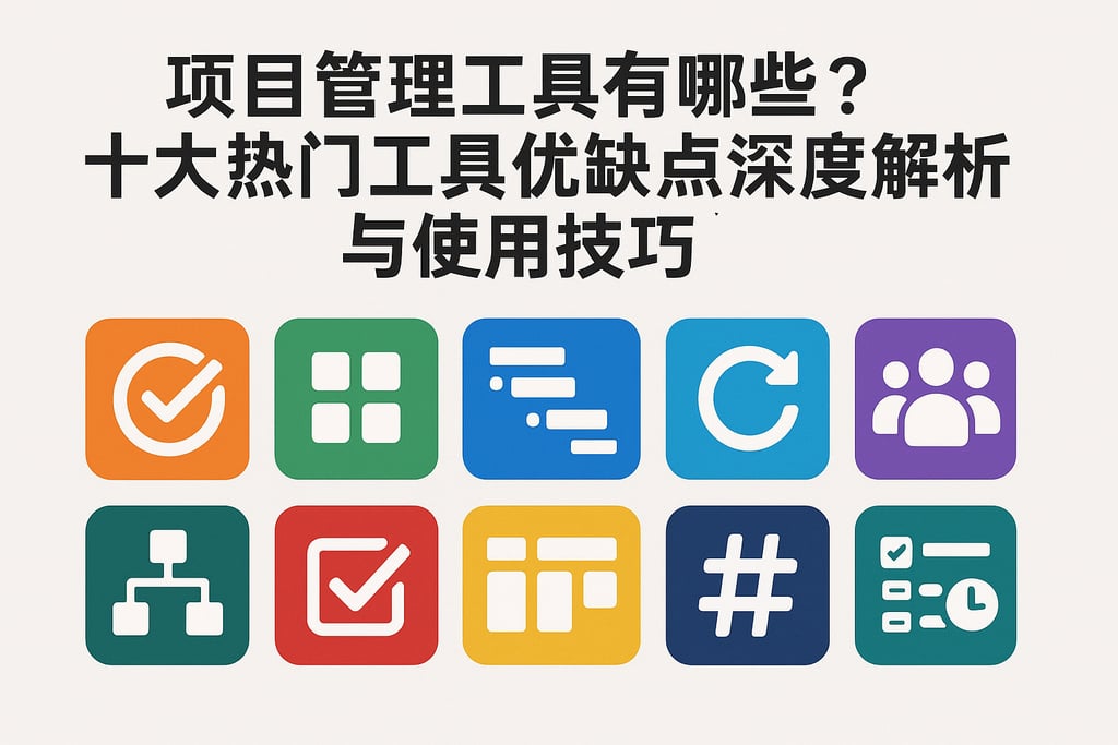 项目工具管理工具有哪些？十大热门工具优缺点深度解析与使用技巧