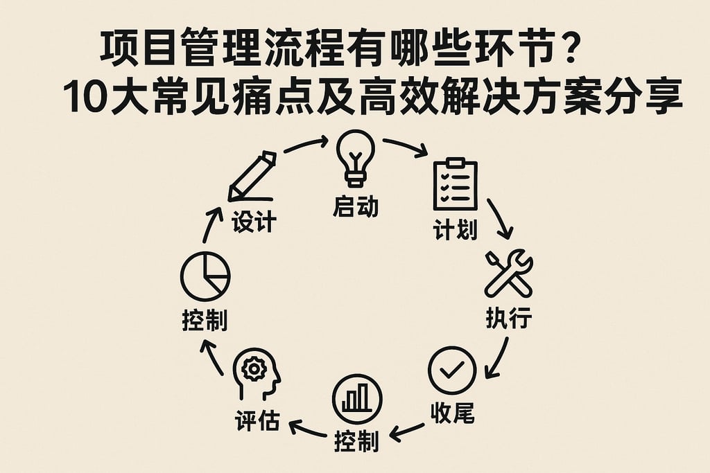 项目管理流程有哪些环节？10大常见痛点及高效解决方案分享