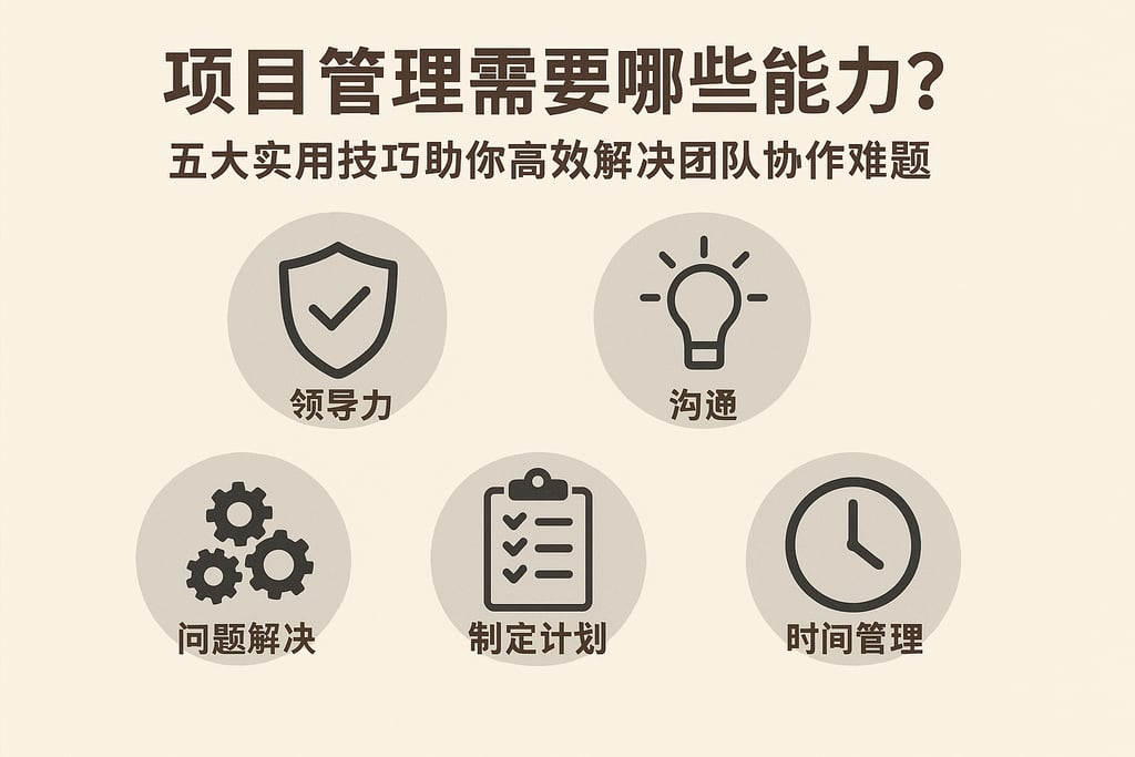 项目管理需要哪些能力？五大实用技巧助你高效解决团队协作难题