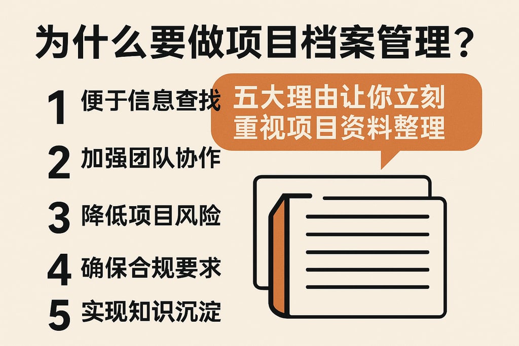 为什么要做项目档案管理？五大理由让你立刻重视项目资料整理