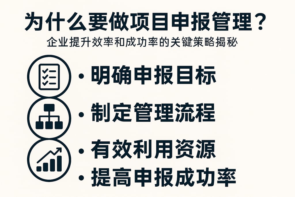 为什么要做项目申报管理？企业提升效率和成功率的关键策略揭秘