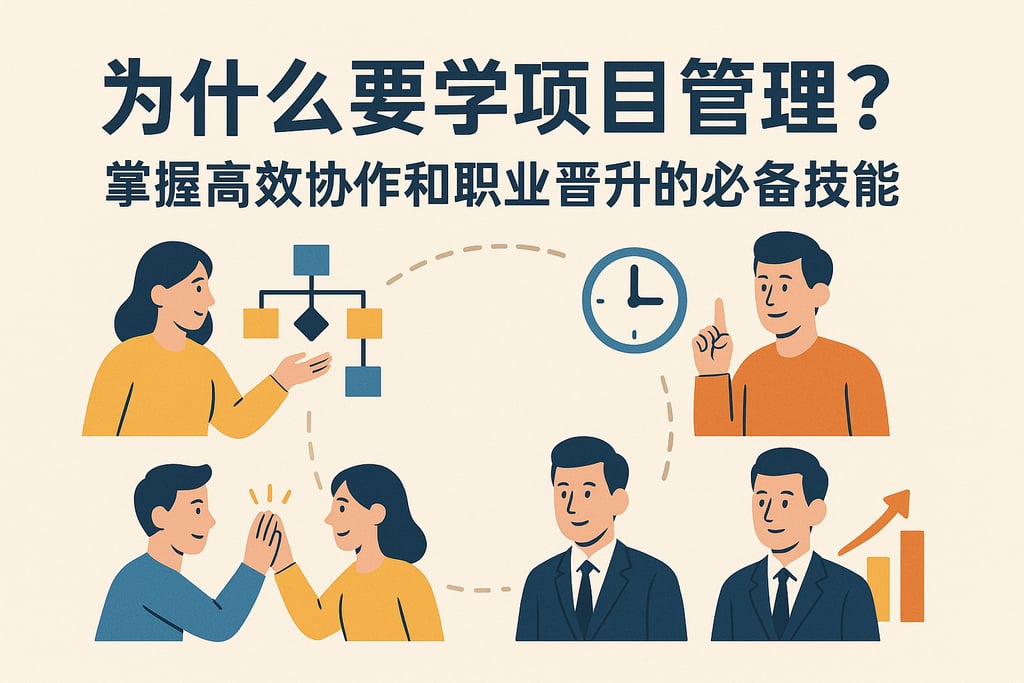 为什么要学项目管理？掌握高效协作和职业晋升的必备技能