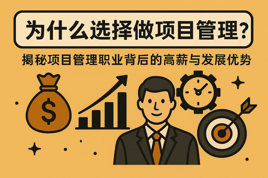 为什么选择做项目管理？揭秘项目管理职业背后的高薪与发展优势