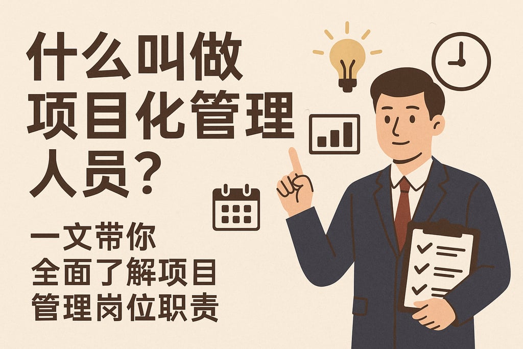 什么叫做项目化管理人员？一文带你全面了解项目管理岗位职责