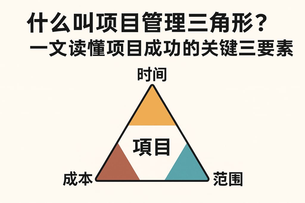 什么叫项目管理三角形？一文读懂项目成功的关键三要素