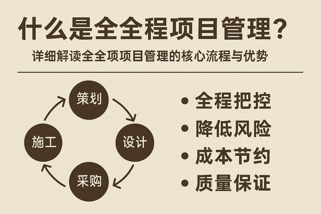 什么是全过程项目管理？详细解读全过程项目管理的核心流程与优势