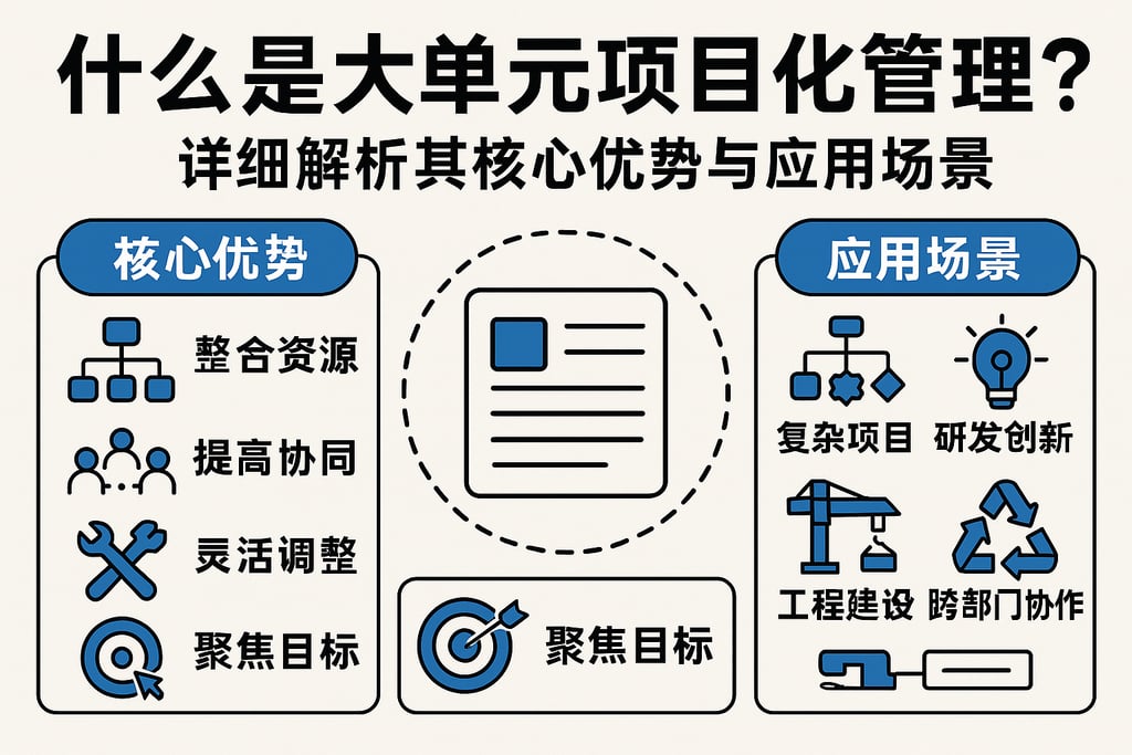 什么是大单元项目化管理？详细解析其核心优势与应用场景