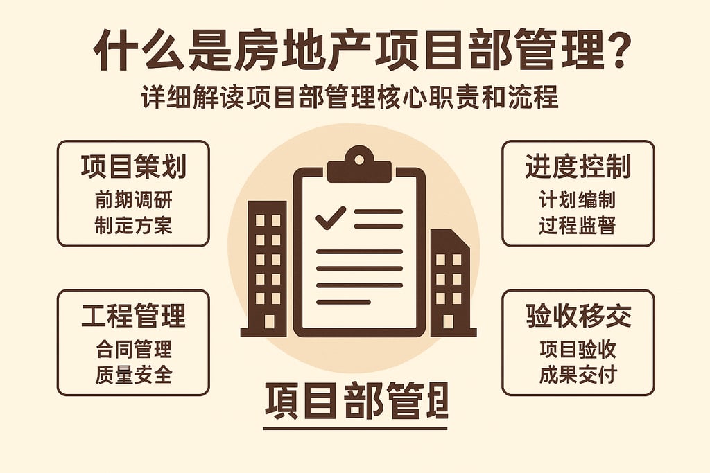 什么是房地产项目部管理？详细解读项目部管理核心职责和流程