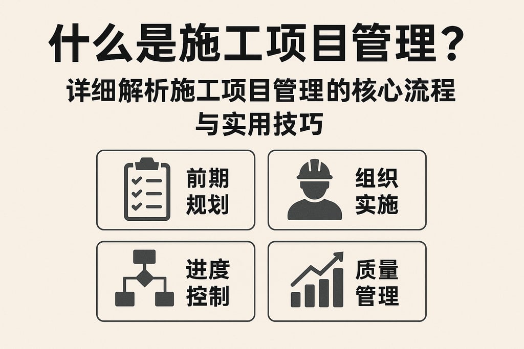 什么是施工项目管理？详细解析施工项目管理的核心流程与实用技巧